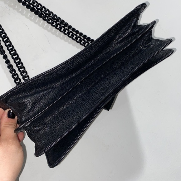 Foley + Corinna purse snake print chain crossbody leather shoulder bag rectangle - Picture 5 of 8